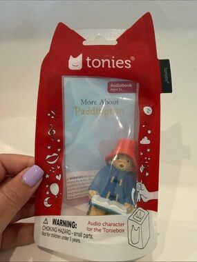 NWT Tonies More About Paddington Audio Character - Red & Blue